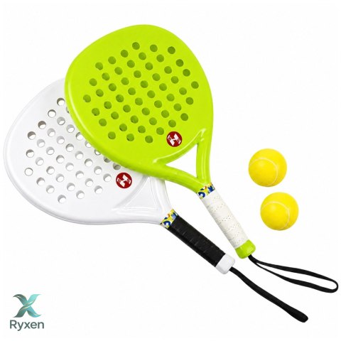 Zestaw Sportowy Do Gry W Tenisa Plażowego Ogrodowego Paletki Piłki Piankowe LEAN TOYS