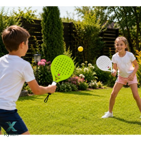 Zestaw Sportowy Do Gry W Tenisa Plażowego Ogrodowego Paletki Piłki Piankowe LEAN TOYS