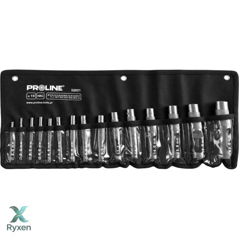 Zestaw przebijaków do skóry 15 sztuk 2.0-22.0mm hrc proline Proline