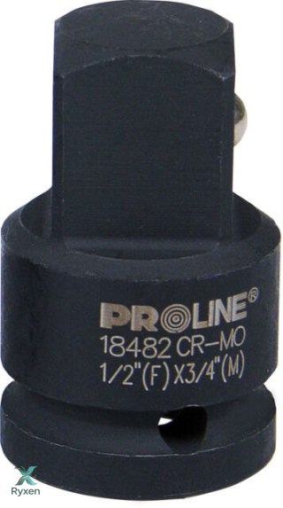Adapter udarowy cr-mo 1/2" gniazdo -3/8 trzpień, proline Proline