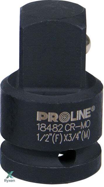 Adapter udarowy cr-mo 1/2" gniazdo -3/8 trzpień, proline Proline