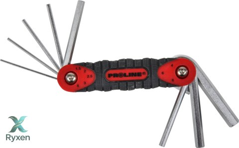 Klucze imbusowe 1.5-8.0 mm ze skuwką kpl. 8 szt. proline Proline