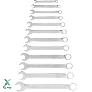 Klucze oczkowo-płaskie szt.12 (6-22mm), din 3113, cv,proline Proline