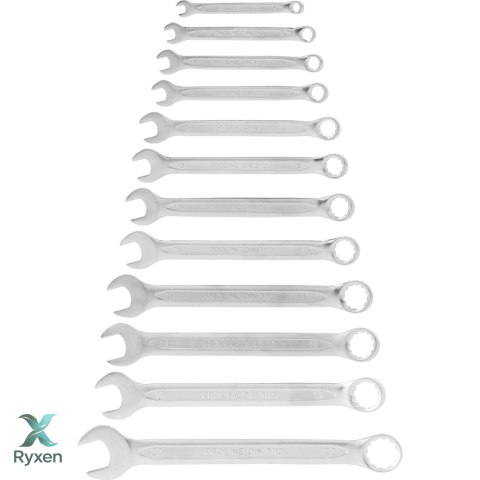 Klucze oczkowo-płaskie szt.12 (6-22mm), din 3113, cv,proline Proline