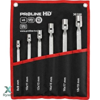 Klucze przegubowe nasadowe szt6(8x9-18x19mm),cv,proline "hd" Proline