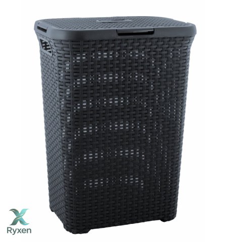 Kosz na bieliznę Curver Natural Style 60L ciemnySz Curver