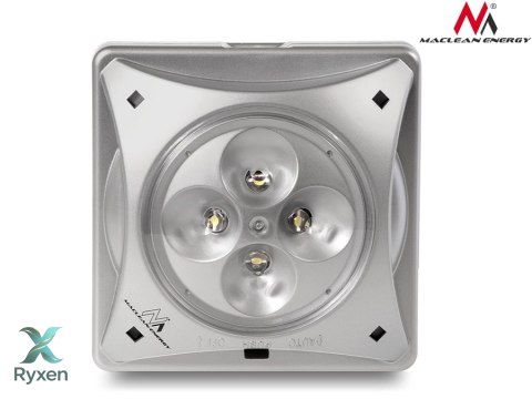 Lampa 4LED Maclean, Solarna, Oświetlenie parasola, MCE124 Maclean
