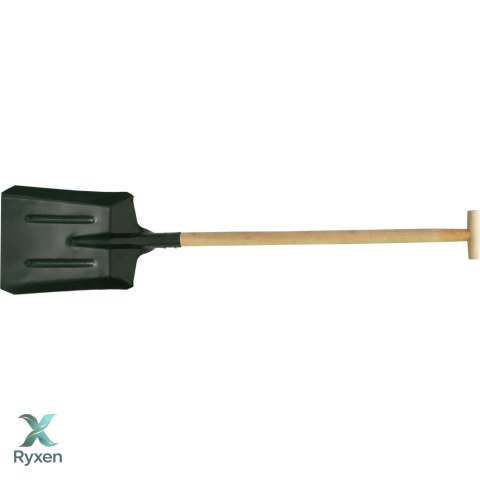 Łopata węglowa 285*355mm z trzonem drewnianym dł.115cm POLSKA