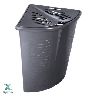 Narożny kosz na bieliznę Zebra 45L BranQ szary BranQ