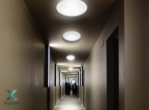 Plafon LED z czujnikiem ruchu Maclean, czujnik PIR, zasięg 6m, 12W, barwa neutralna biała (4000K), MCE131 Maclean