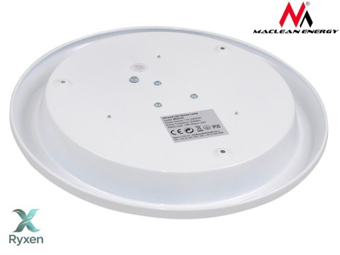 Plafon LED z czujnikiem ruchu Maclean, czujnik PIR, zasięg 6m, 12W, barwa neutralna biała (4000K), MCE131 Maclean