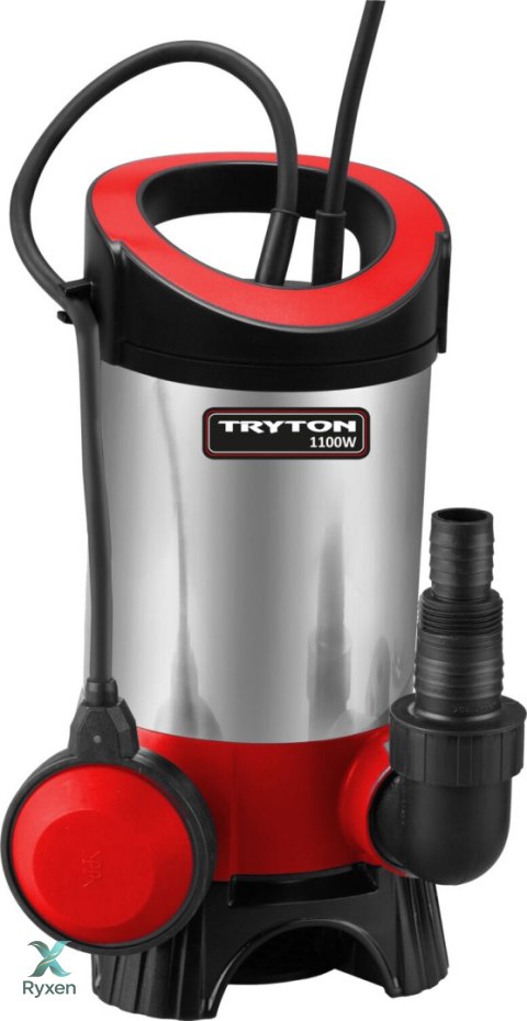 Pompa zatapialna do wody brudnej 1100 w, 11 m / 7 m Tryton