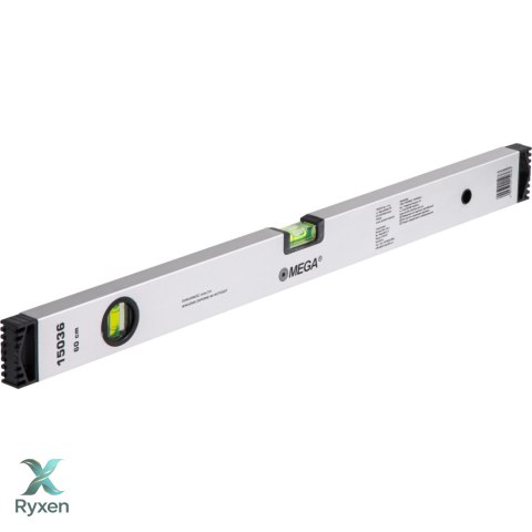 Poziomnica alu 600mm, 2 libelki Mega