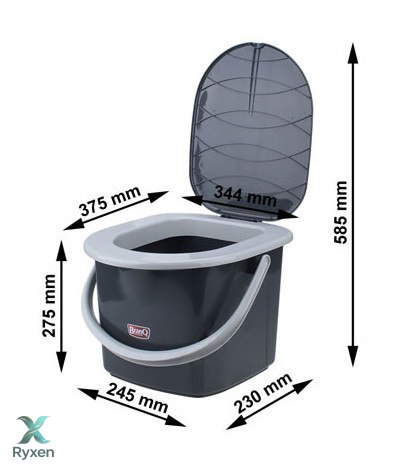 Toaleta turystyczna wiadro 15,5l BranQ BranQ