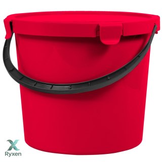 Wiadro z pokrywą Plast Team Berry 10L czerwone PLAST TEAM