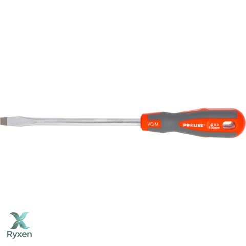 Wkrętak płaski 8.0*150mm profesjonalny soft touch proline Proline