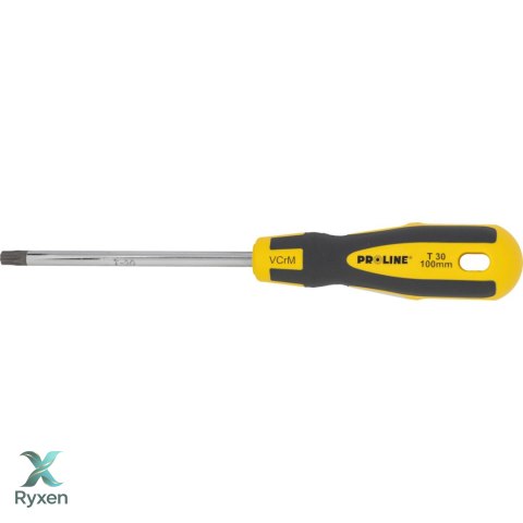 Wkrętak torx z otworem t30*100mm prof. 'soft touch' proline Proline