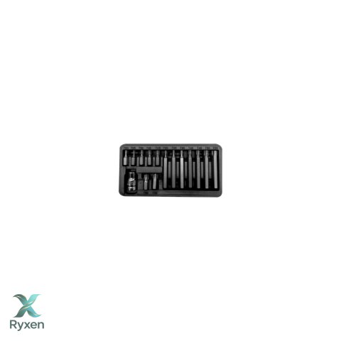 Zestaw końc. 10mm, torx sec.t20-t55,l=30/75mm,15szt. proline Proline