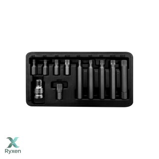 Zestaw końcówek 10mm, xzn m5-m12, l=30/75mm, 11szt. proline Proline