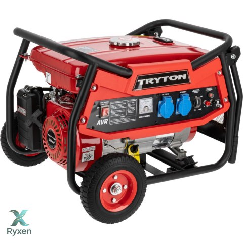 Agregat prądotwórczy 2000w, avr, 2x230v, 12v, kółka ce Tryton