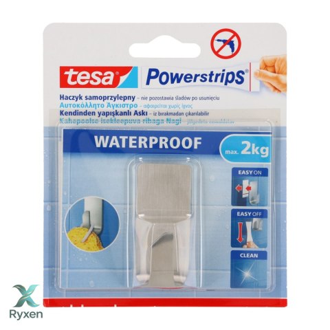 Haczyk samoprzylepny powerstrips waterproof 1szt.prostokąt. Tesa