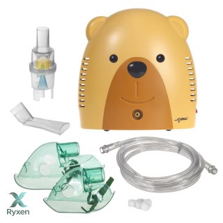 Inhalator dla dzieci Promedix, misiek, zestaw nebulizator, maski, filterki, PR-811 ProMedix