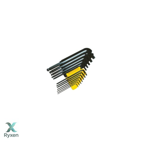 Klucz imbusowy kpl. 12szt (1/16"-3/8") zasobnik plast. [e] Stanley