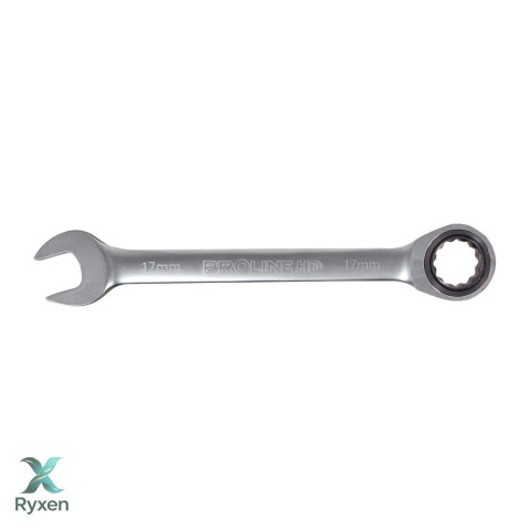 Klucz oczkowo-płaski z grzechotką cr-v, 18mm proline "hd" Proline