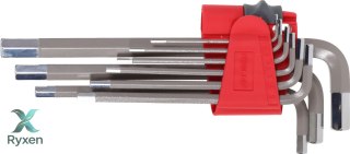 Klucze imbusowe długie kpl.9 szt. 1.5-10mm, s2, proline Proline