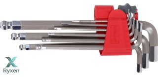 Klucze imbusowe z kulką kpl.9 szt. 1.5-10mm, s2, proline Proline