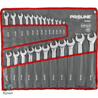 Klucze oczk-płask szt.24(6-32),din3113,cv,proline Proline