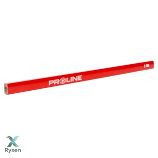 Ołówki stolarskie hb czerwone komplet 144 szt. proline Proline