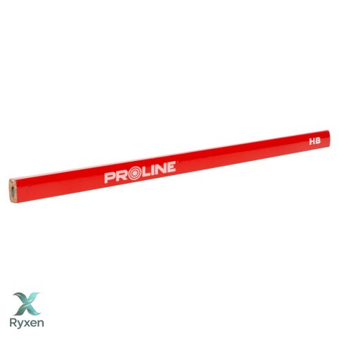 Ołówki stolarskie hb czerwone komplet 144 szt. proline Proline
