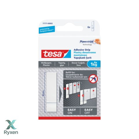 Plastry montażowe 6szt do 1kg do tapet[77771-00007-00] Tesa