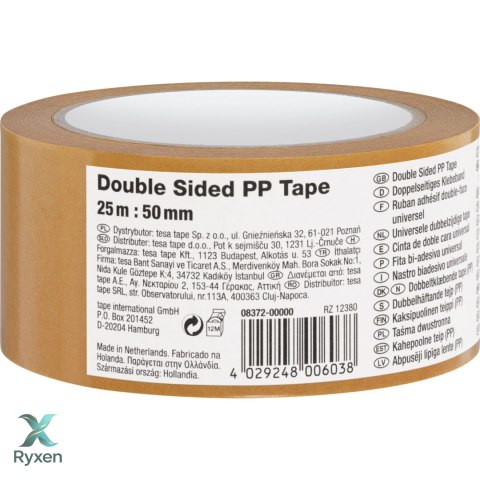 Taśma dwustronna pp fp 25m:50mm Tesa