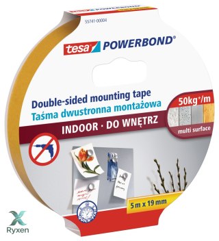 Taśma m.powerb.p.do wnętrz 5m:19mm(h5574104)[opis cz/sk,pl] Tesa