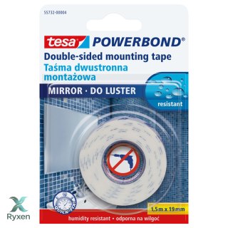 Taśma montaż.powerbond sz.19mm dł.1,5m do luster(h6695206) Tesa