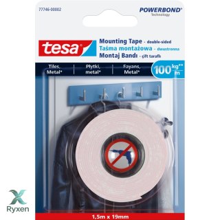 Taśma montażowa do płytek 1.5m:19mm(77746-00007-00) Tesa