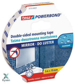 Taśma montażowa powerbond do luster 5.0m:19mm(h6695207) Tesa