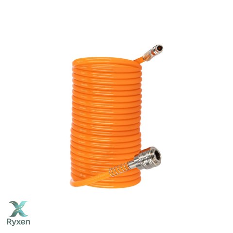Wąż spiralny 5m, 6/8mm, 200 psi, 6 bar Mega