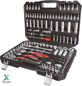 Zestaw 150 szt. nasadek i końcówek 1/4, 3/8, 1/2 crv proline Proline