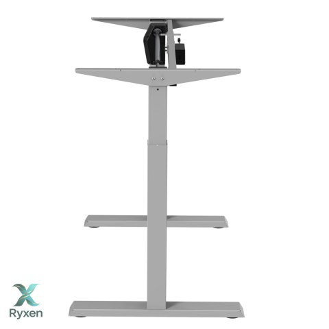 Biurko elektryczne regulacja wys. Ergo Office, max wys 123cm, max - 70 kg, bez blatu do pracy stojąco siedzącej, szare, ER-403G Ergo Office