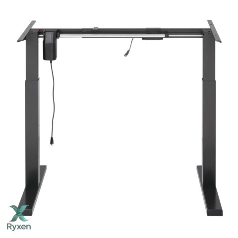 Biurko elektryczne z regulacją wys Ergo Office, szare, max wys 123cm , 80 kg - bez blatu, do pracy stojąco siedzącej, ER-433 Ergo Office