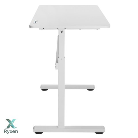 Biurko ręczna regulacja wys Ergo Office, max 40 kg, max wys 117cm, z blatem do pracy stojąco siedzącej, ER-401 W Ergo Office