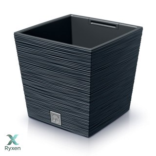 Doniczka FURU SQUARE LOW DFS300 - antracytowy Prosperplast