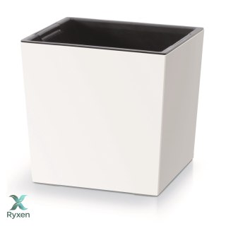 Doniczka URBI SQUARE LOW DURS300L - biały Prosperplast