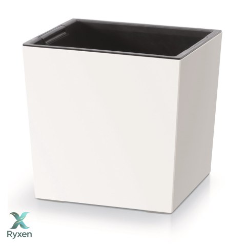 Doniczka URBI SQUARE LOW DURS300L - biały Prosperplast