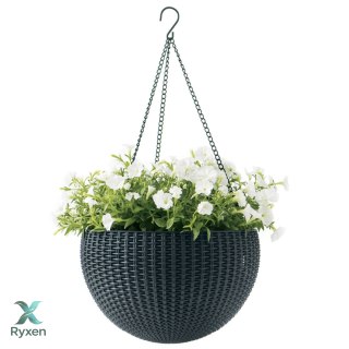 Doniczka wisząca Keter Sphere Planter antracyt Keter