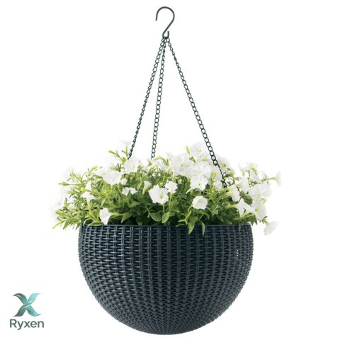 Doniczka wisząca Keter Sphere Planter antracyt Keter