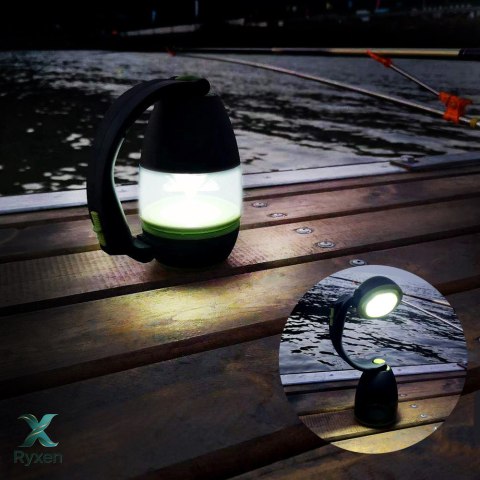 Lampa LED 3w1 Maclean, kempingowa, biurkowa, latarka, 1W, 60-200lm, Cold White 6000K, 18650 1500mAh, funkcja powerbanku MCE298 Maclean